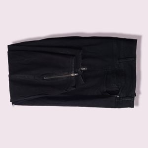 Torrid Zipper Jeggings - Black, Size 30 Tall